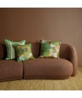 Bonnie and Neil | Cushion 60cm | Wild Pansy Verde Bonnie and Neil | Cushion 60cm | Wild Pansy Verde